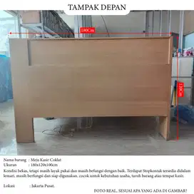 Meja Kasir Bekas Siap Pakai