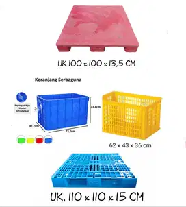 Pallet plastik keranjang Plastik palet plastik