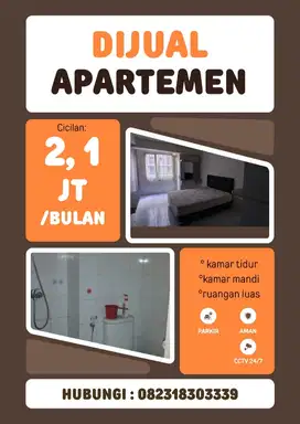 DIJUAL APARTEMEN STUDIO DAERAH SOEKARNO HATTA