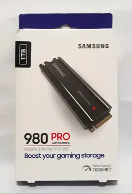 SSD M.2 NVME Samsung 980 PRO 1 TB PCIE 4.0 Original With HeatSink