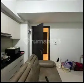 dijual cepat, full furnish, 1br, apartemen Klaska Residen