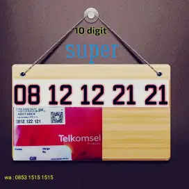 Nomor cantik simpati 10 angka manis