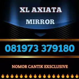 Nomor cantik exsclusive varian Full Mirror perdana spesial XL Axiata