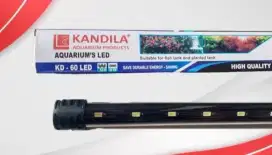 Lampu celup akuarium kandila 60 cm . Full biru