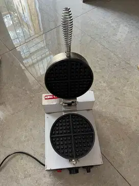 Mesin waffle listrik masih baru