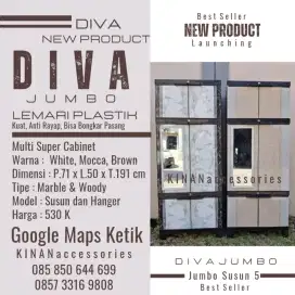 Lemari Plastik Diva Mini dan Jumbo