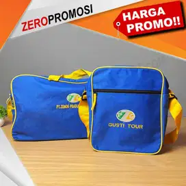 Produksi Tas Haji dan Umroh 2 in 1 Cetak custom Logo
