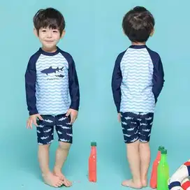 Baju Renang Anak Cowok Swimsuit Import setelan celana atasan