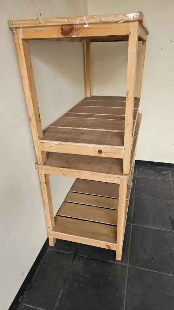 Meja jati belanda untuk jualan