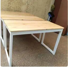 Meja U meja serba guna 100x50x75.kaki di cat