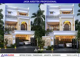 Jasa Arsitek Desain Gambar Rumah di Tangerang Desain Rumah 225 m2