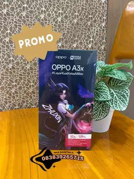 PROMO NEW PRODUCT OPPO A3x 6+6/128 NEW SEGEL GARANSI RESMI