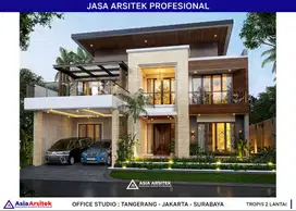 Jasa Arsitek Desain Gambar Rumah di Tangerang Desain Rumah 432 m2