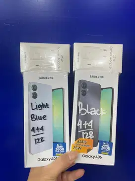 Baru..Samsung Galaxy A06 4/128 Grs Resmi (Warna : Light Blue)