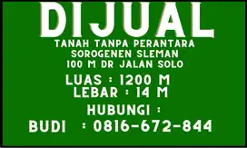 DIJUAL TANPA PERANTARA