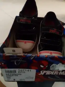 Sepatu anak marver Spiderman . Merk payless