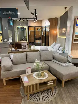 Segampang itu cicilan sofa L yama promo bunga ringan