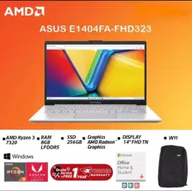 ASUS VIVOBOOK GO 14 E1404FA FHD323 SLV