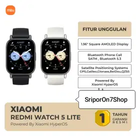 Redmi Watch 5Lite Layar AMOLED, GPS, Call Speaker