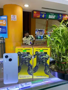 TECNO SPARK GO 1 RAM 4/64 KONDISI SEGEL RESMI TECNO BOSSQUH