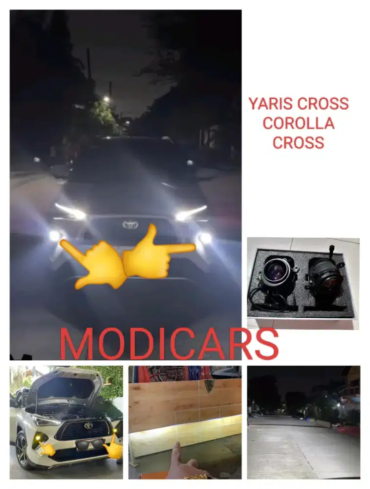 Biled foglamp Corolla cross Yaris cross SM pasang sejadetabek