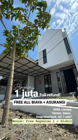 Rumah sukodono cukup 1 juta sudah bisa pilih unit nya