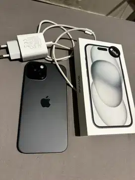 IPHONE 15 128GB - BLACK ! KONDISI 100% BAGUS