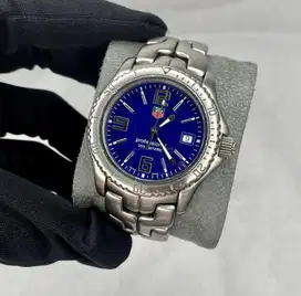 Jam tag heuer link dial blue watch only