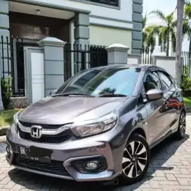 Honda New Brio E CVT 2018 Matic Facelift Abu Grey