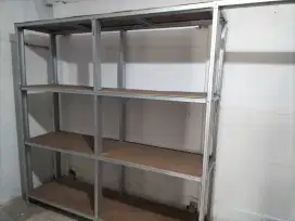 Rak untuk jualan obat, barang kelontong dll