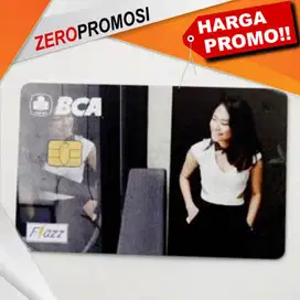 Custom Kartu Flazz BCA Cetak Foto Tulisan