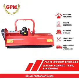 Implemen potong dan cacah rumput flail mower ukuran 155 GALAXY