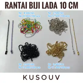 Rantai Kuku/Rantai Biji Lada/Tali Hangtag