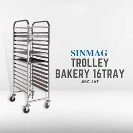 Trolley Bakery Sinmag/ Trolley Roti Sinmag 16 Tray