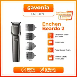 Clipper Electric Enchen Beardo 2 Alat Cukur Trimmer Shaver Jenggot