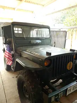 Jeep Willys Clasik tahun 1958 kondisi mesin lancar jaya