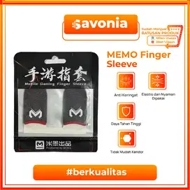 Original 100% MEMO Finger Sleeve FS01 Sarung Jempol Anti Sweat Licin E