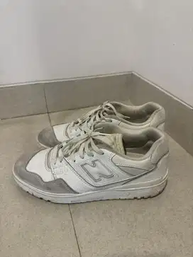 Sepatu new balance 550 white grey original