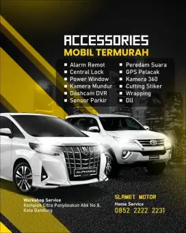 jasa pasang audio mobil kaca film mobil salon mobil nano coating mobil