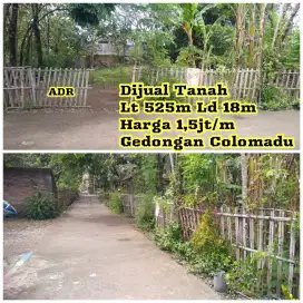 Dijual Tanah Gedongan Colomadu