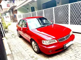 Corolla mt 1.8 SEG th 2000 merah ferrari mulus