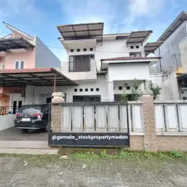 JUAL RUMAH KOMPLEK DI PASAR 1 RING ROAD, 2KAVLING, 2 SHM JADI SATU MDN