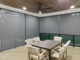 Roller blind outdoor dan indoor/waterproof/tirai gulung/tirai kantor