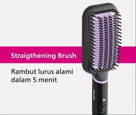 Philips | Heated Brush EssentialCare | Sisir Catok | Rambut Lurus Alam