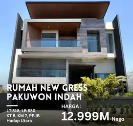 Dijual Rumah Baru Gress Modern Minimalis Pakuwon Indah