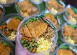 Nasi Thinwall Ball Chicken Katsu Mix Vegetables Termurah