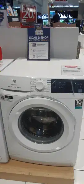 MESIN ELETROLUX 7.5KG BISA HOME CREDIT KREDIVO INDODANA AEON