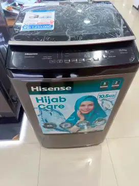 Kredit mesin cuci toploading Hisense promo bunga 1,77%