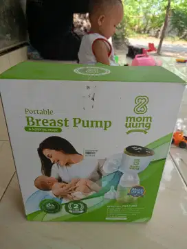 Breast pump mom uung pompa asi portabel elektrik