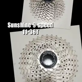 Sproket cassette sunshine 11-36T 9 speed